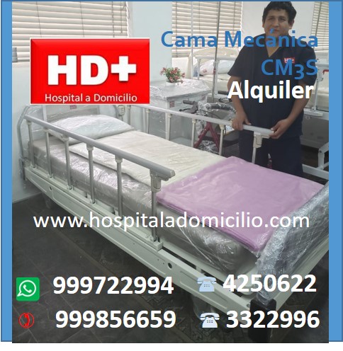 Cama Clínica Mecánica CM3S ALQUILER